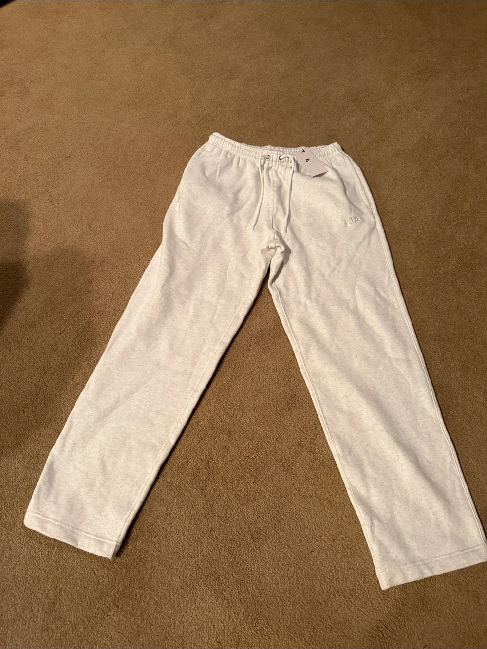 Nike Light Gray Cozy Sweatpants